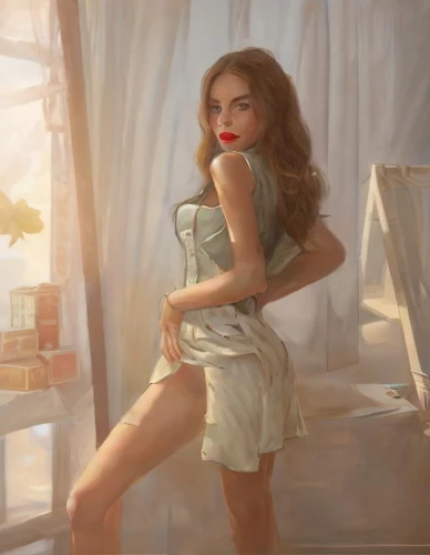 donsky,heatherley,vettriano,kirienko,world digital painting,pushkina,birnerova,digital painting,romantic portrait,nestruev,marchenko,lobanov,tropico,girl with cloth,girl in cloth,overpainting,basov,anatoly,femme,contessa,Common,Common,Cartoon