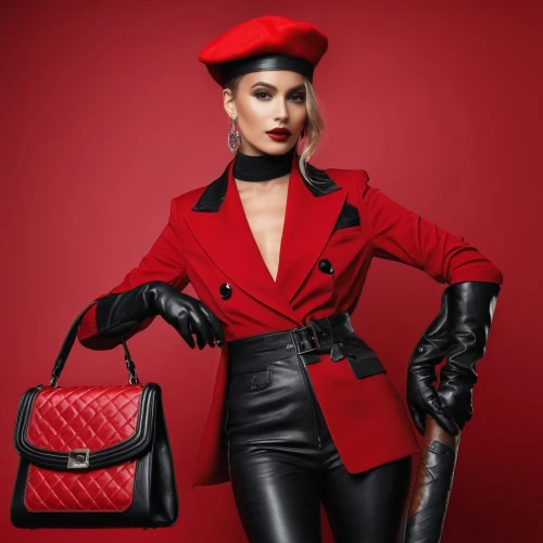 red,red bag,leathery,redcoat,red coat,poppy red,leatherette,vermelho,cruella de ville,galliano,maraschino,whigfield,latex gloves,beret,femme fatale,cruella,queen of hearts,lopilato,prada,leather,Photography,General,Fantasy