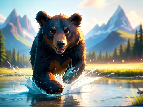 bear,grizzly,bear guardian,grizzlies,nordic bear,beorn,bearlike,grizzly bear,trinket,brown bear,great bear,bearman,scandia bear,ursa,grizzly cub,bearse,cute bear,bearak,grizz,grizzles,Anime,Anime,Cartoon