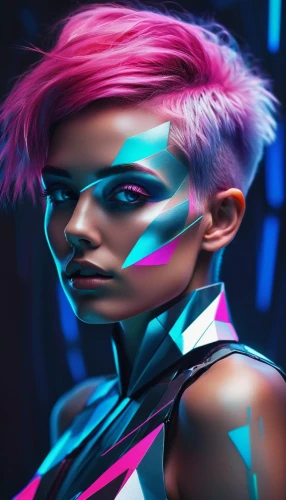 neon body painting,cyberpunk,neon makeup,cyberpunks,cyberdog,cyberstar,neon arrows,vi,jinx,liara,neon,asari,cyberangels,futuristic,neon light,electropop,cyberia,synth,synthetic,punk,Art,Artistic Painting,Artistic Painting 08