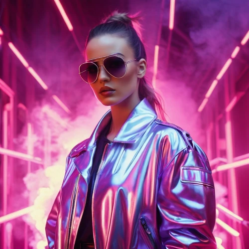 electropop,neon lights,sonakshi,futurepop,neon light,yelle,neon,leigh,angas,neon arrows,whigfield,knockaround,synthpop,electroclash,pink background,zenon,jacket,cyber glasses,xcx,ernan,Photography,General,Realistic