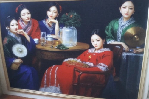 sichuanese,soghanalian,women at cafe,oriental painting,arhats,chuseok,vietnamese woman,korean culture,khokhloma painting,heungseon,asian woman,peranakans,xuebing,wenzhao,laotians,guqin,mother with children,prinsep,yanzhao,kisaeng,Illustration,Japanese style,Japanese Style 09