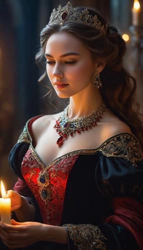 noblewoman,noblewomen,candlelit,candlemaker,candlelight,candlepower,candlelights,lucrezia,candleholder,accolade,milady,queen of hearts,guinevere,candlemas,morgause,sorceresses,burning candle,principessa,lighted candle,sorceress,Conceptual Art,Fantasy,Fantasy 04