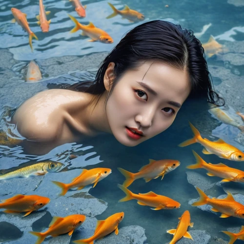 hyori,doctor fish,underwater background,jingna,yenny,heungseon,calyx-doctor fish white,nose doctor fish,hawaii doctor fish,krystal,vietnamese woman,gold fish,fish in water,hara,under the water,ornamental fish,han thom,jianying,koi pond,ninagawa,Photography,General,Realistic