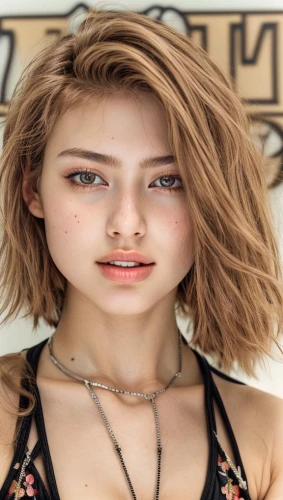 hadid,portrait background,natural cosmetic,anastasiadis,female model,nana,pretty young woman,joo,beautiful young woman,jungwirth,female beauty,ffx,collagen,rafaella,necklace,barbara,akanishi,mirifica,ai generated,hapa