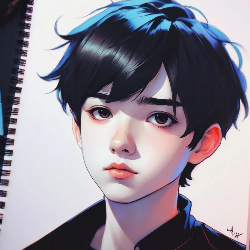 tobio,suga,marinette,kageyama,dongjin,yusuke,fleta,kommuna,tsukiyama,acrylic,haru,tadashi,kook,zhennan,blue painting,anime boy,study,yobi,coups,adrien,Conceptual Art,Fantasy,Fantasy 19