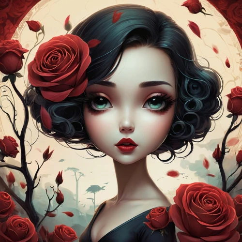 red rose,persephone,red roses,red petals,red dahlia,red magnolia,rose flower illustration,valentine pin up,wild roses,rosa,porcelain rose,rosa 'the fairy,romantic rose,rosebushes,viveros,red flower,queen of hearts,wild rose,poppy red,widow flower,Conceptual Art,Fantasy,Fantasy 02