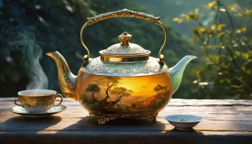 tea zen,fragrance teapot,asian teapot,jasmine tea,tea service,vintage teapot,tea pot,goldenrod tea,japanese tea,oolong tea,teapot,pu'er tea,pouring tea,scented tea,white tea,tea art,a cup of tea,gongfu,tea set,yinzhen,Conceptual Art,Fantasy,Fantasy 05