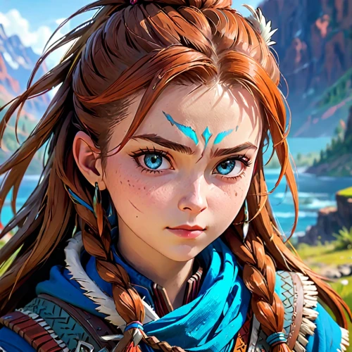 aloy,zarina,liora,nitaya,cirta,kazyna,mongolian girl,reynir,elona,fantasy portrait,katara,kassandra,vaivara,tera,valka,naela,elara,kima,elsa,surana,Anime,Anime,General