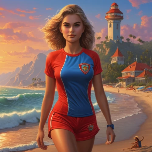 supergirl,kara,themyscira,tropico,vidya,samui,beach background,wonder woman city,supera,kryptonian,captain marvel,puerto,kovalam,super woman,wonderwoman,lifeguard,baywatch,kolinda,kutuzova,summer background,Illustration,Realistic Fantasy,Realistic Fantasy 27