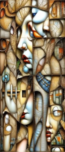 leger,cubist,cubists,viveros,cubism,visages,dieckmann,fragmented,bifaces,imaginacion,faces,glass painting,mostovoy,mosaica,mosaic glass,quadro,fragmenta,cubisme,arrojo,inhabitants