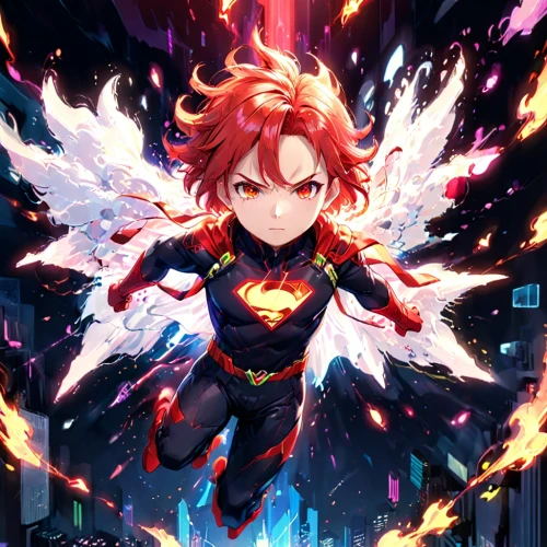 fire angel,phoenix,flamebird,uniphoenix,pheonix,endeavor,firehawk,todoroki,fire devil,flame spirit,phoenix rooster,rayet,naruko,flame robin,shinsha,lina,fire siren,captain marvel,seraph,fire background,Anime,Anime,Traditional