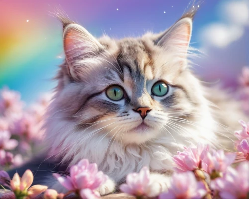 siberian cat,blossom kitten,maincoon,rainbow background,flower cat,cute cat,colorful background,cat vector,riverclan,springtime background,cat kawaii,kittenish,spring background,birman,blue eyes cat,rainbow pencil background,british longhair cat,kittikachorn,kittu,cartoon cat,Photography,Black and white photography,Black and White Photography 15