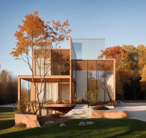cubic house,mirror house,cube house,modern house,glass facade,corten steel,modern architecture,frame house,dunes house,prefab,cube stilt houses,summer house,structural glass,snohetta,glass wall,timber house,forest house,glass panes,kundig,prefabricated,Photography,General,Realistic