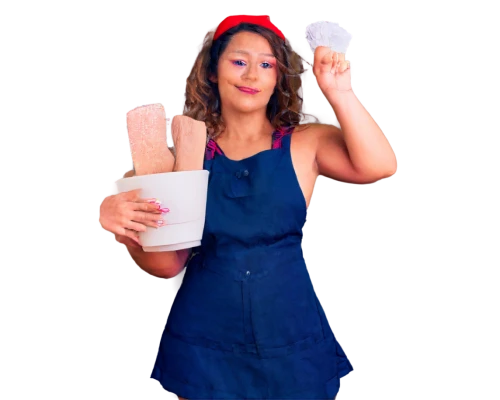 woman with ice-cream,girl with cereal bowl,girl in overalls,waitress,woman drinking coffee,milkmaid,cupbearer,holding cup,milkshake,overalls,bucket,saleswoman,milk shake,bucketful,portrait background,photo shoot with edit,retro woman,brita,coffee background,foodgoddess,Conceptual Art,Daily,Daily 06
