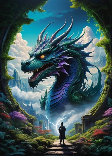 painted dragon,dragon of earth,fantasy picture,eragon,dragon bridge,dragonlord,dragonja,fantasy art,black dragon,wyrm,dragon,basilisk,dragonheart,game illustration,fablehaven,darigan,dragonriders,dragao,gopendra,brisingr,Art,Artistic Painting,Artistic Painting 51