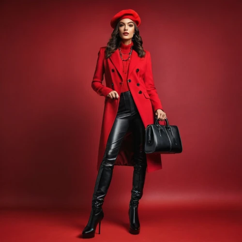 red coat,redcoat,woman in menswear,women fashion,roitfeld,lady in red,menswear for women,red bag,calfskin,dirie,the fur red,peacoat,red,galliano,poppy red,trinny,thandie,greatcoat,leatherette,leather hat,Photography,General,Fantasy