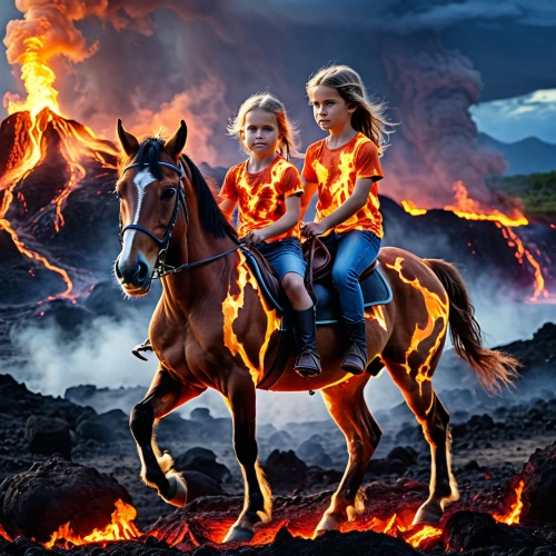 fire horse,fire background,firestorm,horsewoman,pyromaniacs,horseback,firestarter,infernales,firehawks,firestorms,fantasy picture,burned mount,wonder woman city,fire mountain,flame of fire,compositing,garrison,outriders,chevaux,horse riders,Photography,General,Realistic