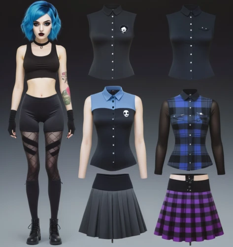 derivable,refashioned,tartan colors,gothic style,punk design,goth like,gothic dress,goth weekend,women's clothing,fashion dolls,goth woman,designer dolls,goth,dressup,deathrock,tartan,bodices,goth festival,corsets,fashion doll,Conceptual Art,Sci-Fi,Sci-Fi 11