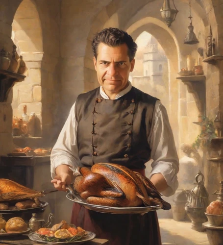 dwarf cookin,mastercook,chef,nouriel,gastronomique,salnikov,deluise,men chef,aksyonov,cookery,diresta,restauranteur,czech cuisine,poussaint,christodoulos,cucina,hobbit,hobbiton,cooking book cover,schweigaard,Digital Art,Impressionism