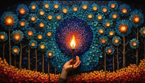 tree torch,burning torch,fire artist,flaming torch,torch,burning candle,beltane,flame flower,fire flower,candlelight,torchlit,incandescent lamp,candlelights,illumination,fireworks art,candle light,incandescent,torchlight,mabon,ayahuasca,Illustration,Abstract Fantasy,Abstract Fantasy 19