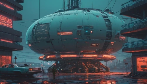 scifi,futuristic landscape,sci - fi,cyberpunk,sci fi,technodrome,futuristic,cybercity,hodas,technosphere,bladerunner,neuromancer,sedensky,cybertown,dropship,arcology,cosmodrome,cyberworld,hawken,gas planet,Conceptual Art,Sci-Fi,Sci-Fi 09