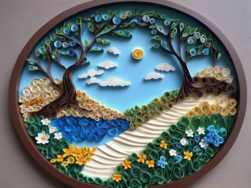 wood art,wooden plate,wood carving,wall clock,decorative plate,marquetry,embroidery hoop,woodburning,woodcarving,circle shape frame,wall decoration,wood mirror,glass painting,enamelled,decorative frame,nursery decoration,floral and bird frame,decorative art,paper art,circular puzzle,Unique,Paper Cuts,Paper Cuts 09