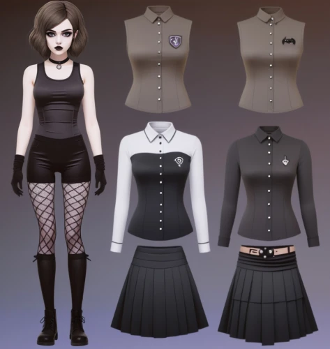 derivable,gothic dress,refashioned,gothic style,goth woman,women's clothing,bodices,dressup,goth like,goth,morwen,corsetry,gothic,gothic woman,goth weekend,ladies clothes,a uniform,police uniforms,corsets,black and white pieces,Conceptual Art,Sci-Fi,Sci-Fi 11