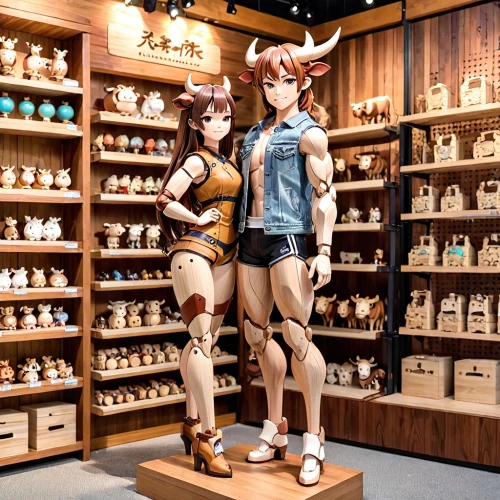 mannequins,wooden mannequin,wooden figures,toyshop,toy store,rollerskates,toymakers,gazelles,figuras,store window,figurines,jackalopes,fauns,wood angels,gift shop,clay figures,shop window,milkmaids,toy's story,fashion dolls,Anime,Anime,Traditional