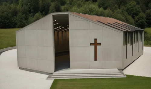 crematorium,pilgrimage chapel,columbarium,mausoleum,crematoria,pilgrimage church of wies,chappel,oratory,schoenstatt,gethsemani,mausoleums,mausolea,columbaria,zumthor,bärnstatt chapel,srebrenica,forest chapel,svizzera,risen church,chapel,Photography,General,Realistic