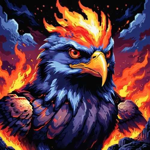 eagle illustration,firehawks,fire background,firehawk,fire birds,uniphoenix,phoenix rooster,phoenix,fenix,eagle,phoenixes,eagle vector,pheonix,fireflight,eagleman,firebrand,eagle drawing,eagle head,imperial eagle,eagle eastern,Unique,Pixel,Pixel 05