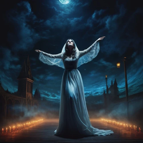 gothic woman,moonsorrow,malefic,hecate,invoking,vampire woman,isoline,gothic portrait,angel of death,queen of the night,hekate,blue enchantress,magick,dark angel,gothika,conjuration,llorona,vampire lady,nightdress,sirenia,Art,Artistic Painting,Artistic Painting 04