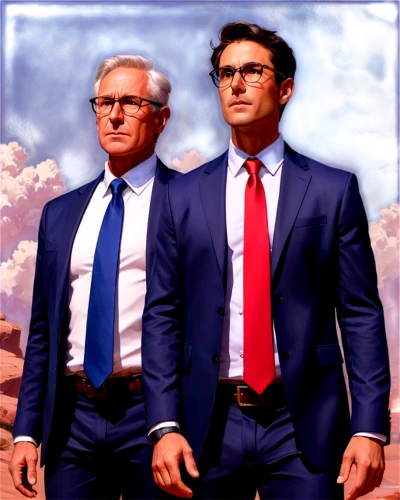 kretschmann,madmen,business icons,agents,drebin,dangermen,businessmen,business men,anchormen,televangelists,olbermann,pachter,steinmeier,superlawyer,execs,tussaud,duos,ceos,presidios,father and son,Illustration,Realistic Fantasy,Realistic Fantasy 01