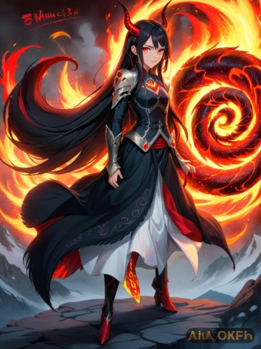 azula,fire siren,cinder,aihua,albedo,fire angel,agni,arianrhod,qianwen,yuzhin,aliran,flame robin,fire background,alifirenko,adena,dalixia,skuld,yuexiu,firelord,qingyi,Anime,Anime,General