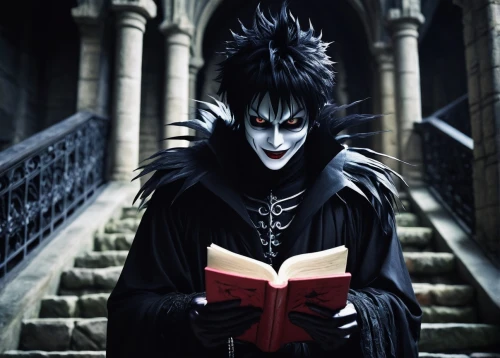 ryuk,grimoire,spellbook,darkling,magic grimoire,magic book,gothicus,gothic portrait,alucard,malefic,gothic,gothic woman,gothic style,shinigami,bookish,bibliophile,litterateur,hades,maleficarum,open book,Photography,Artistic Photography,Artistic Photography 12
