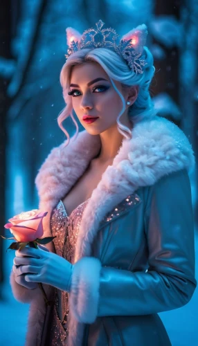 elsa,the snow queen,white rose snow queen,winterblueher,ice queen,suit of the snow maiden,lumidee,winter rose,frozen,fairy tale character,cinderella,refrozen,megara,winter background,fantasy picture,ice princess,winter magic,retro christmas lady,snow white,vasilisa,Conceptual Art,Sci-Fi,Sci-Fi 26