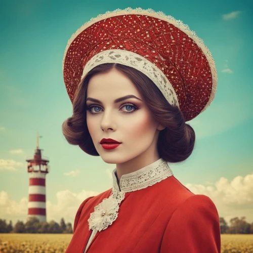 vintage woman,vintage girl,vintage women,beautiful bonnet,retro woman,red hat,stewardess,vintage fashion,evgenia,retro girl,retro women,vintage makeup,victorian lady,the hat of the woman,stewardesses,red coat,vintage female portrait,millinery,woman's hat,vintage girls,Photography,Documentary Photography,Documentary Photography 32