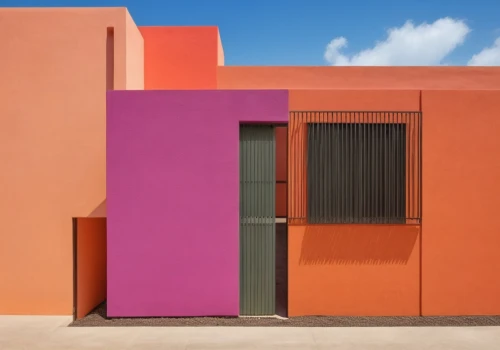 colorful facade,sottsass,corbu,color blocks,depero,color block,saturated colors,marfa,gwathmey,siza,wall,colori,rietveld,dunes house,corbusier,couleurs,cubic house,vibrant color,color wall,vivienda,Photography,General,Realistic