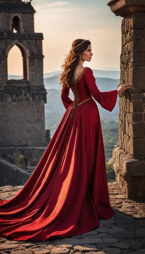 red gown,habanera,man in red dress,flamenca,cersei,mezzosoprano,lady in red,red cape,red tunic,celtic woman,principessa,pasodoble,demelza,pizzo,artena,juliet,civita,traje,girl in a long dress,boccanegra,Photography,General,Realistic