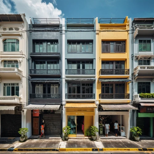 shophouses,bahru,colorful facade,condominia,bangsar,shophouse,blocks of houses,facade painting,condominiums,apartment blocks,apartment buildings,multifamily,apartment block,block of houses,penang,katong,apartments,townhouses,block balcony,hua hin,Conceptual Art,Fantasy,Fantasy 17