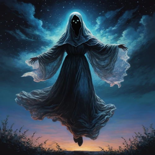 grimm reaper,fantasma,grim reaper,cloaked,crone,angel of death,conjuration,llorona,ghastly,sleepwalker,mediumship,cloak,ghostley,fantasmas,prioress,invoking,sorcerer,possessor,hastur,moonsorrow,Art,Artistic Painting,Artistic Painting 04