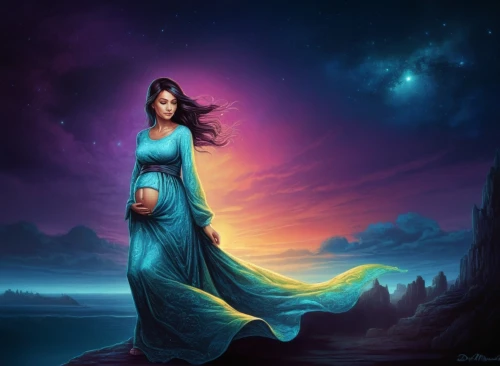 inanna,fantasy picture,amphitrite,selene,fantasy art,kahlan,blue moon rose,dreamtime,ariadne,sedna,nightdress,hecate,markarian,celtic woman,prophetess,mythographer,fathom,blue enchantress,sorceress,asenath,Illustration,Realistic Fantasy,Realistic Fantasy 25