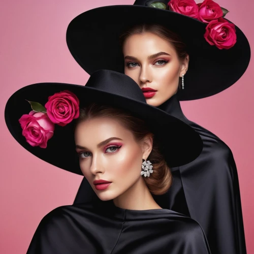 witches' hats,black hat,twin flowers,milliners,millinery,milliner,wild roses,derivable,blooming roses,black rose,coven,spring carnations,noble roses,scent of roses,pink roses,lancome,esperance roses,witches,bewitching,fashion vector,Photography,General,Commercial