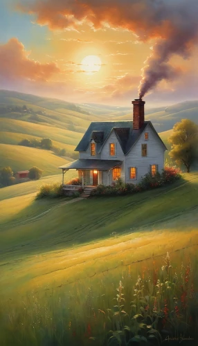 home landscape,summer cottage,country cottage,lonely house,rural landscape,landscape background,farmhouse,cottage,farm landscape,meadow landscape,farm house,little house,country house,small house,house painting,dreamhouse,world digital painting,farmhouses,summer evening,fisherman's house,Conceptual Art,Daily,Daily 32