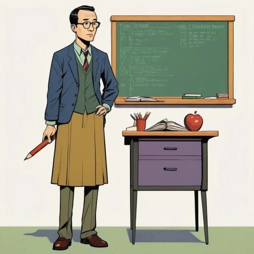 schoolteacher,teacher,pedagogue,educationist,hirotaka,teacher gradebook,profesor,principal,educator,retro 1950's clip art,educationalist,school administration software,pedagogic,schoolmarm,schoolteachers,statistician,professor,educators,professore,superintendant,Illustration,Vector,Vector 12