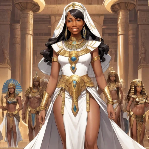 neith,neferhotep,asherah,nubia,kemet,nephthys,pharaonic,hathor,wadjet,nefertari,sisoulith,ancient egyptian girl,cleopatra,sumeria,lumidee,teferi,goddess of justice,sekhmet,romae,prophetess,Digital Art,Anime