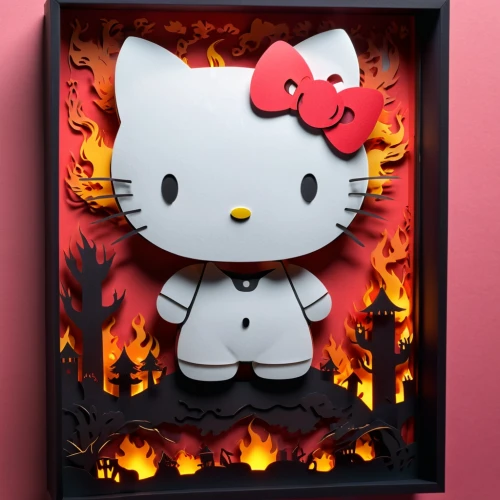 hello kitty,kidrobot,lucky cat,fire background,sanrio,cat frame,marshmallow,firestarter,fuwa,firebugs,kihon,bomberman,firebug,dunny,miffy,korin,halloween frame,doll cat,cony,hellfire,Unique,Paper Cuts,Paper Cuts 10