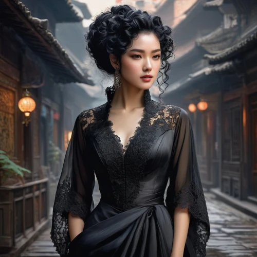 oriental princess,asian woman,yangmei,yingjie,zhaowen,xiaofei,xiaoqing,cheongsam,xianwen,jingqian,mulan,hanfu,qianfei,zhiwen,zilin,yunwen,xiaomei,qianwen,asian costume,xiaowen,Photography,Black and white photography,Black and White Photography 01