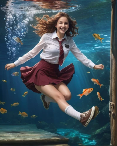 underwater background,seaquarium,aquantive,aquarium,acquarium,under the water,submerged,aquaticus,flying girl,school skirt,girl with a dolphin,arrietty,under water,photo session in the aquatic studio,underwater,photoshop manipulation,underwater world,aquarii,underwater playground,jump river,Photography,General,Natural