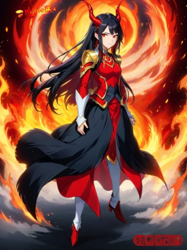 qingyi,yuexiu,izanami,yuzhin,qianwen,yukiko,fire angel,flame spirit,qingqi,kurohime,haixia,dalixia,fire siren,aihua,azula,gurren,lezha,kazumi,flame robin,kurenai,Anime,Anime,Traditional